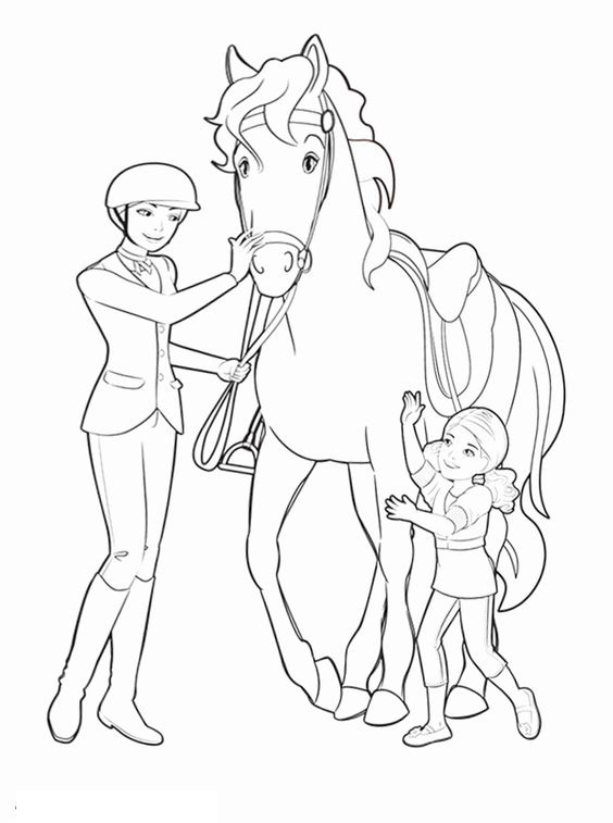 Download Barbie Horse With Baby Coloring Pages Barbie Horse Coloring Pages Free Printable Coloring Pages Online