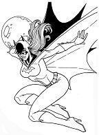 Bat Girl Picture Coloring Pages
