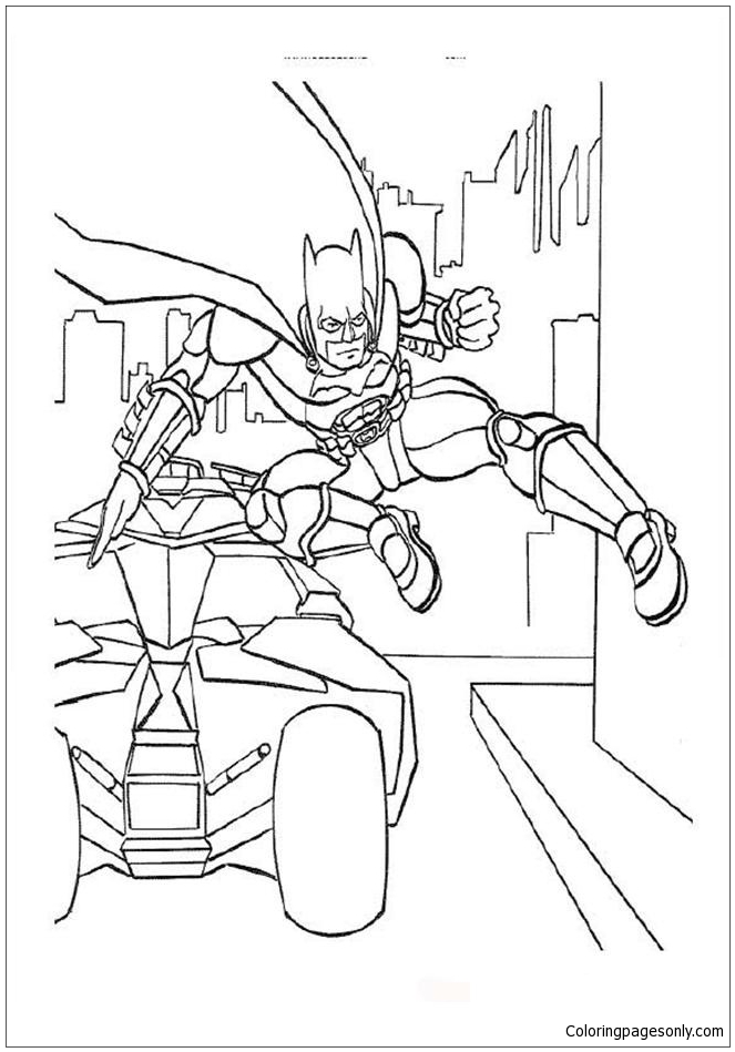 Batman 2 Coloring Pages - Batman Coloring Pages - Coloring Pages For