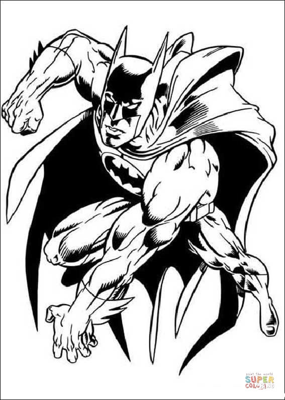 Batman Hero  From Batman Coloring Pages