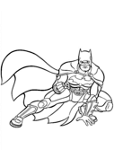Batman, the World’s Greatest Detective from Batman Coloring Page