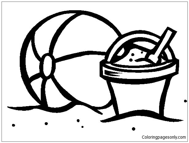 Download Beach Ball 2 Coloring Page - Free Coloring Pages Online