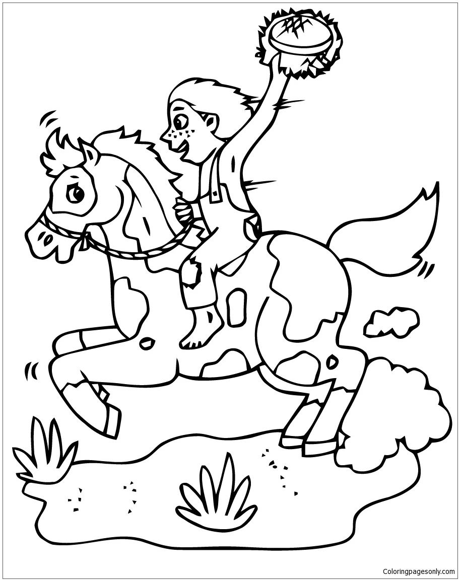 Beautiful Horses Coloring Pages