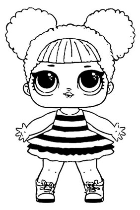 Beautiful Lol Surprise Doll Coloring Page