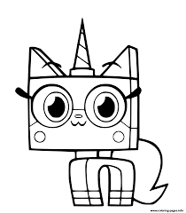 Beautiful Unikitty Lego Coloring Pages