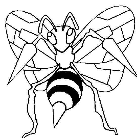 Beedrill Coloring Page