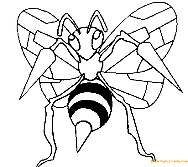 Beedrill Coloring Pages