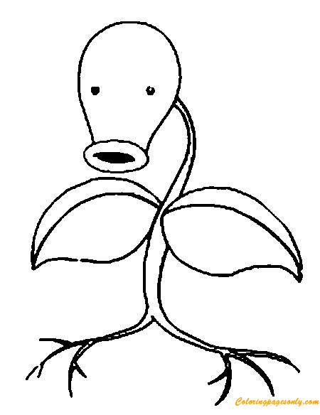 Bellsprout Pokemon Coloring Page