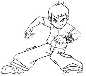 Ben 10 – Image 2 Coloring Page
