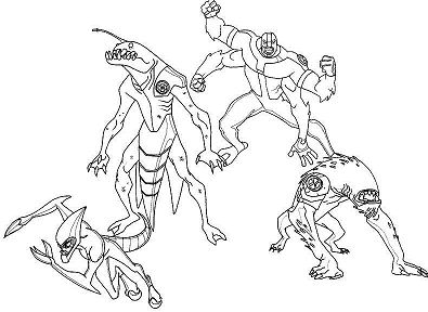 Ben 10 – image 6 Coloring Pages