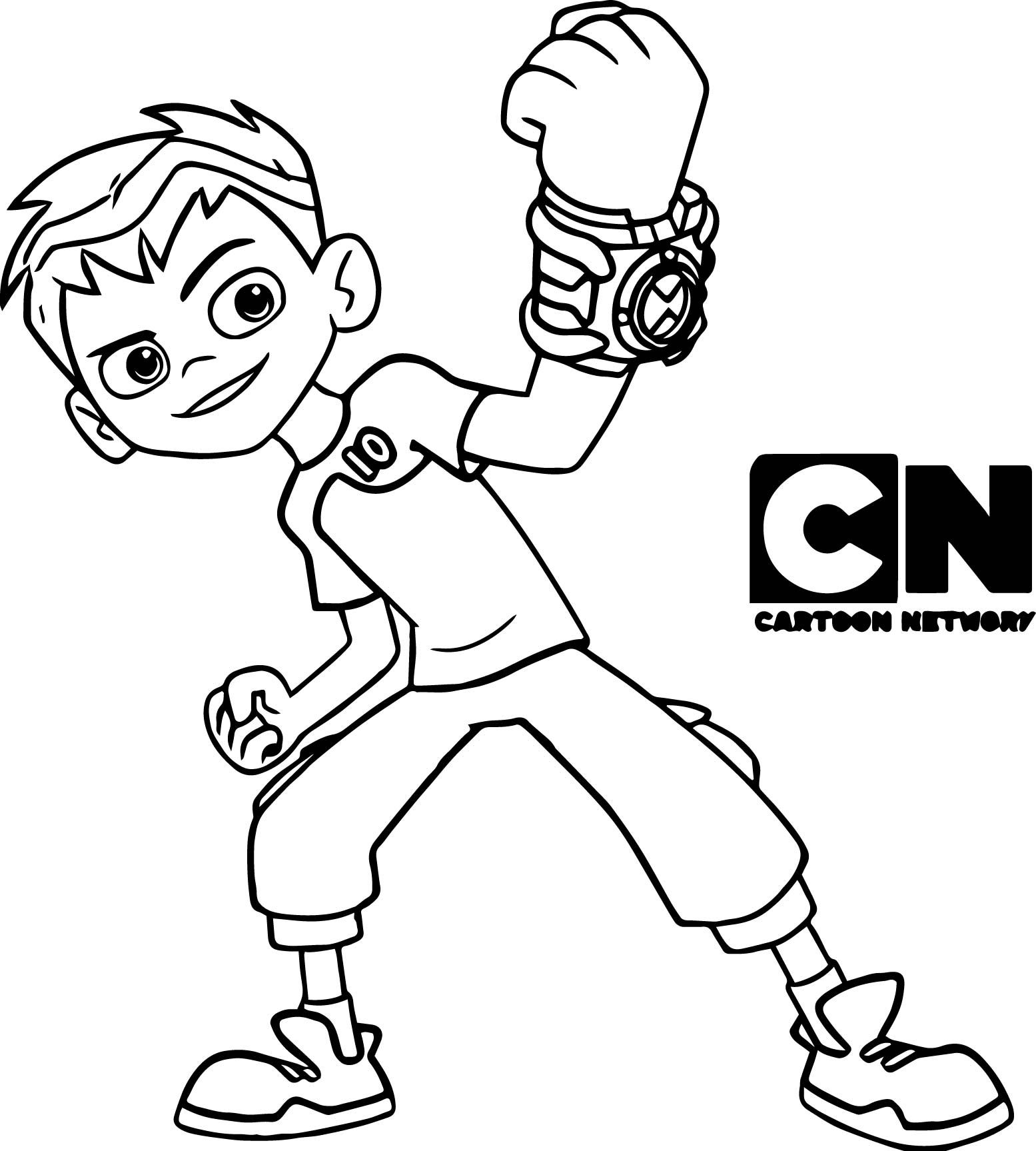Ben 10 cartoon Coloring Pages