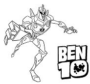 Ben 10 extraterrestrial Coloring Page