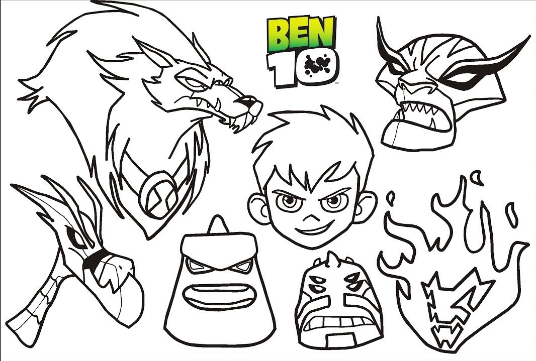 Ben 10 Ultimate Alien Coloring Pages