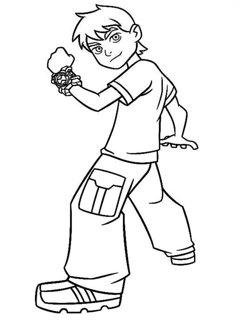Ben Tennyson Coloring Pages