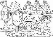 Best Desserts Coloring Pages