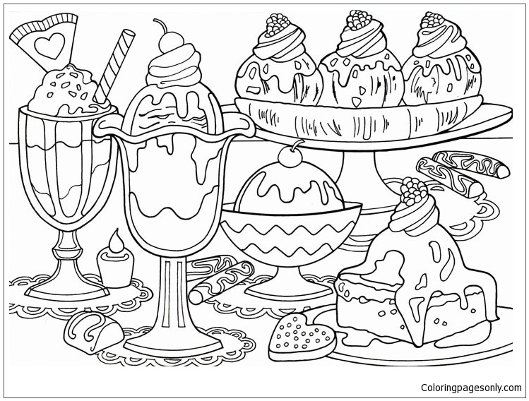 best desserts coloring pages desserts coloring pages coloring pages for kids and adults