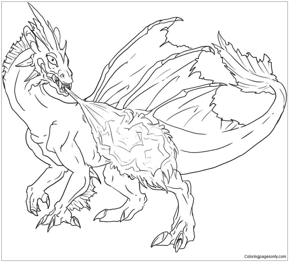 coloring pages of dragon mania legends big dragons