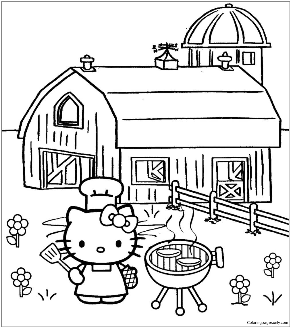 Free Printable My Little Pony 33+ Hello Kitty House Coloring Pages For Kids