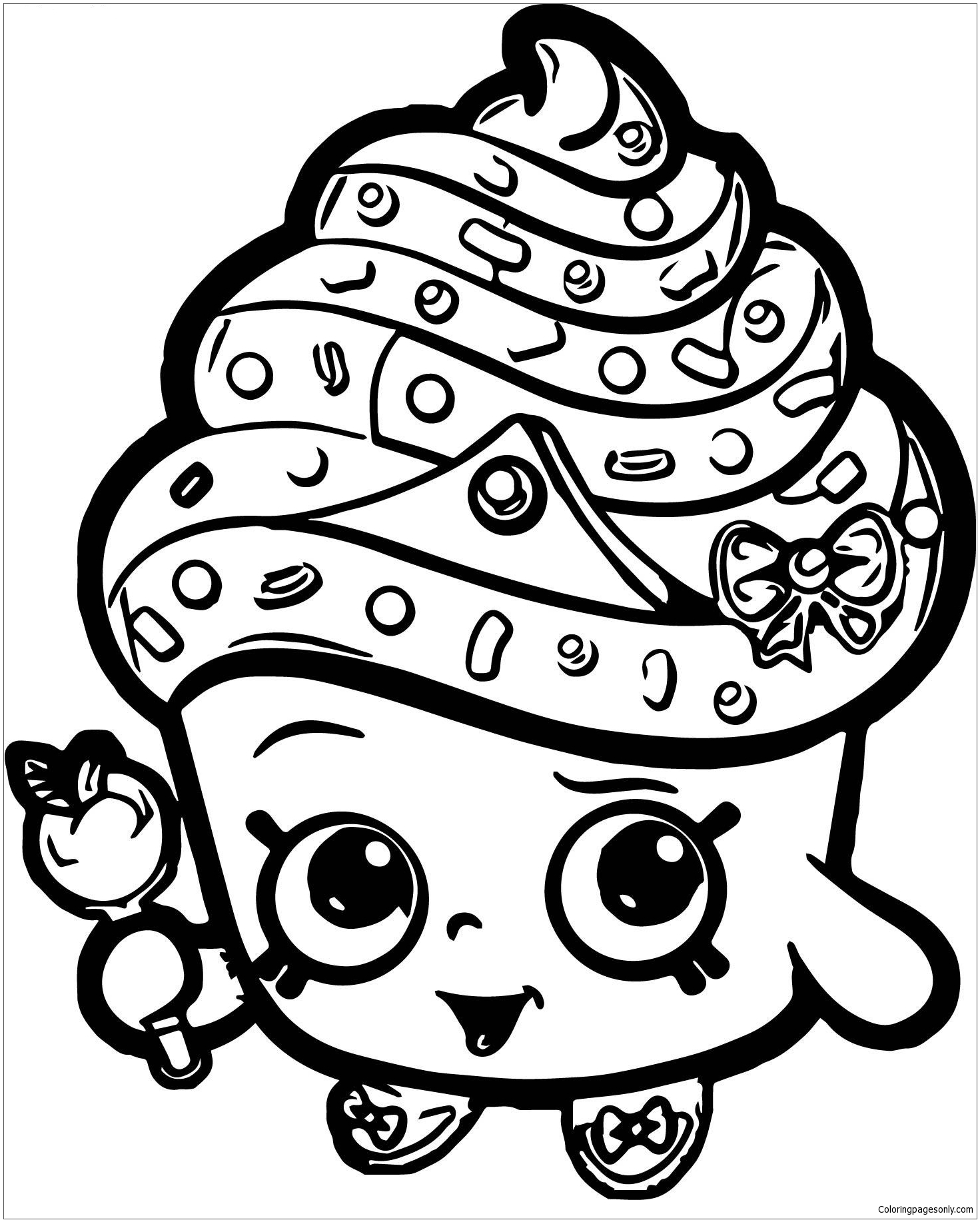 Best Of Shopkins Coloring Page - Free Printable Coloring Pages