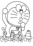 Big Doraemon Coloring Page