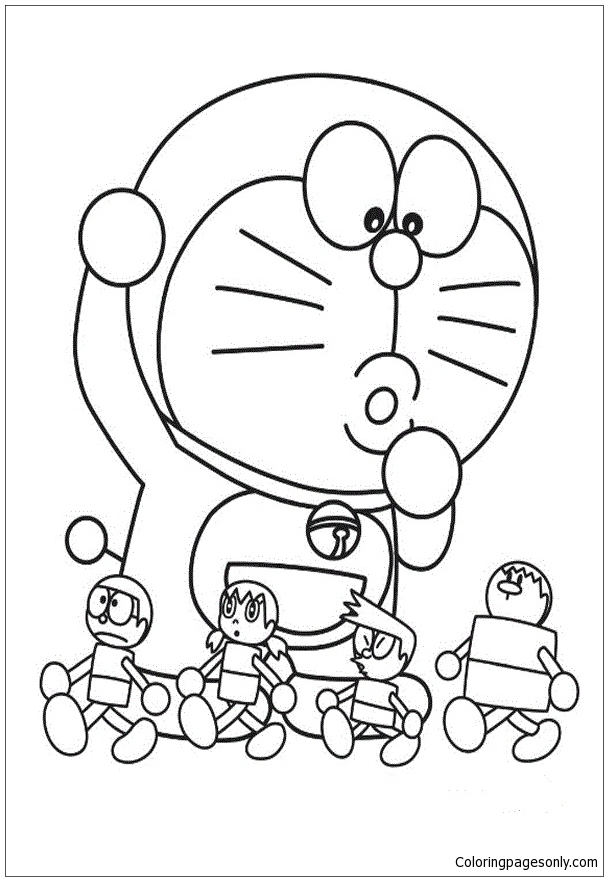 Big Doraemon Coloring Pages