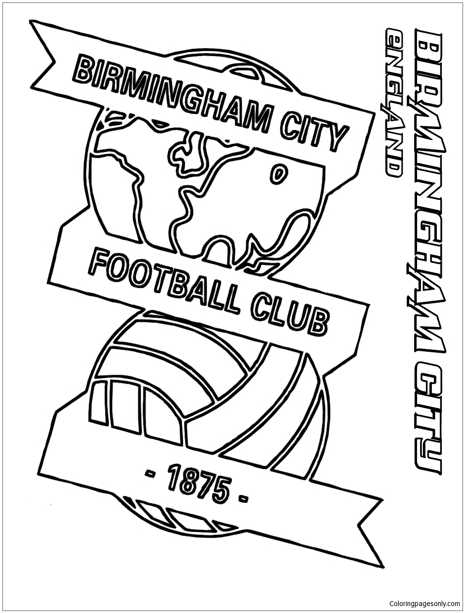 Birmingham City F.C. Coloring Pages