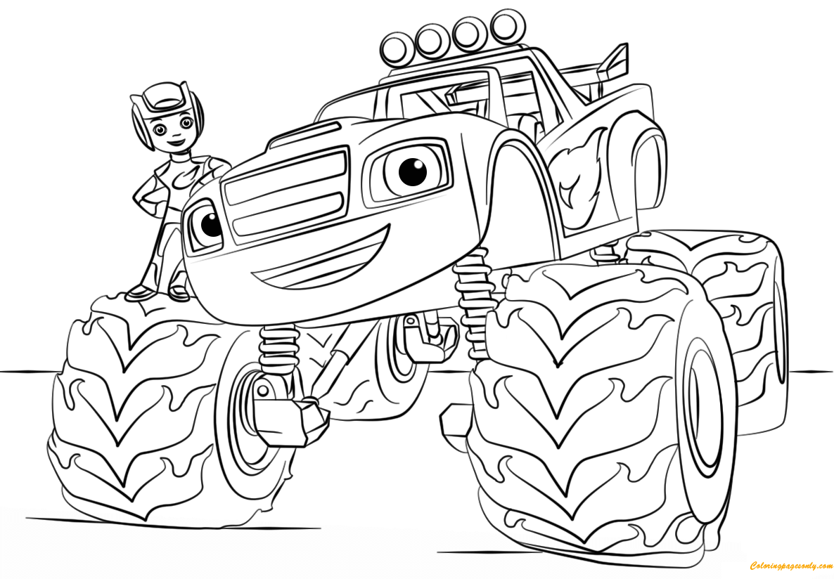 Monster Truck Coloring Pages