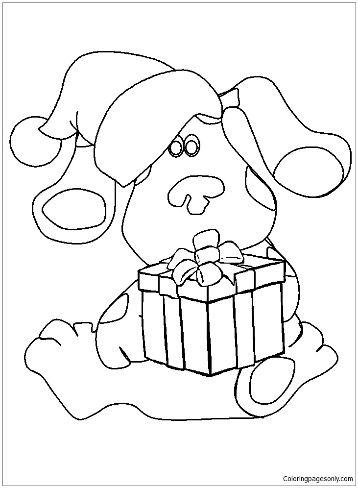 mailbox coloring page hard blues clues