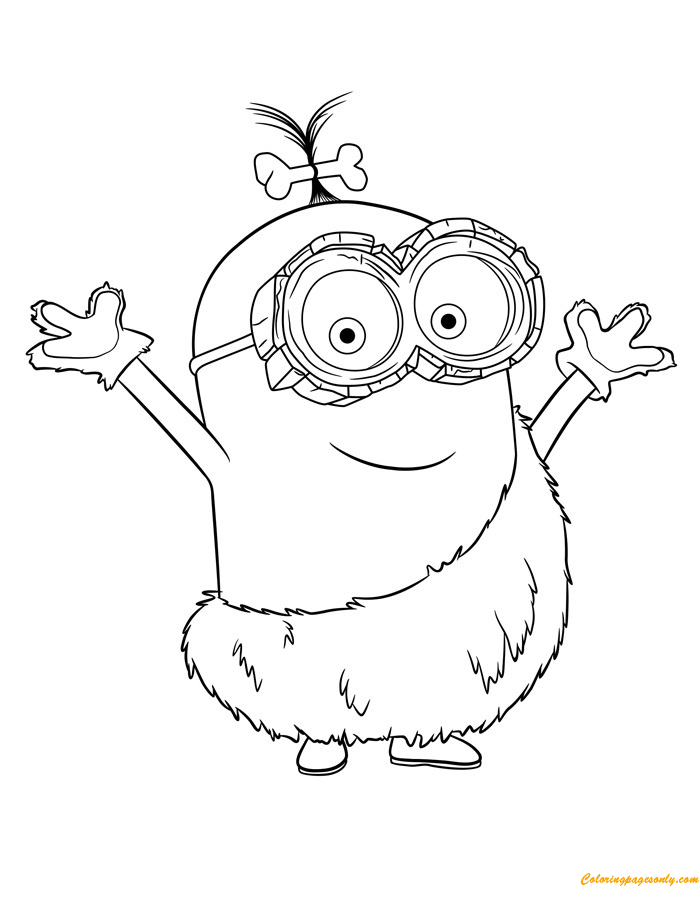 Bod The Minion Coloring Pages