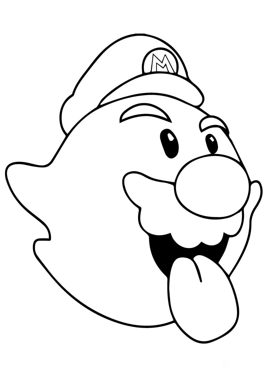 Boo é um inimigo de Mario em Super Mario Bros de King Boo