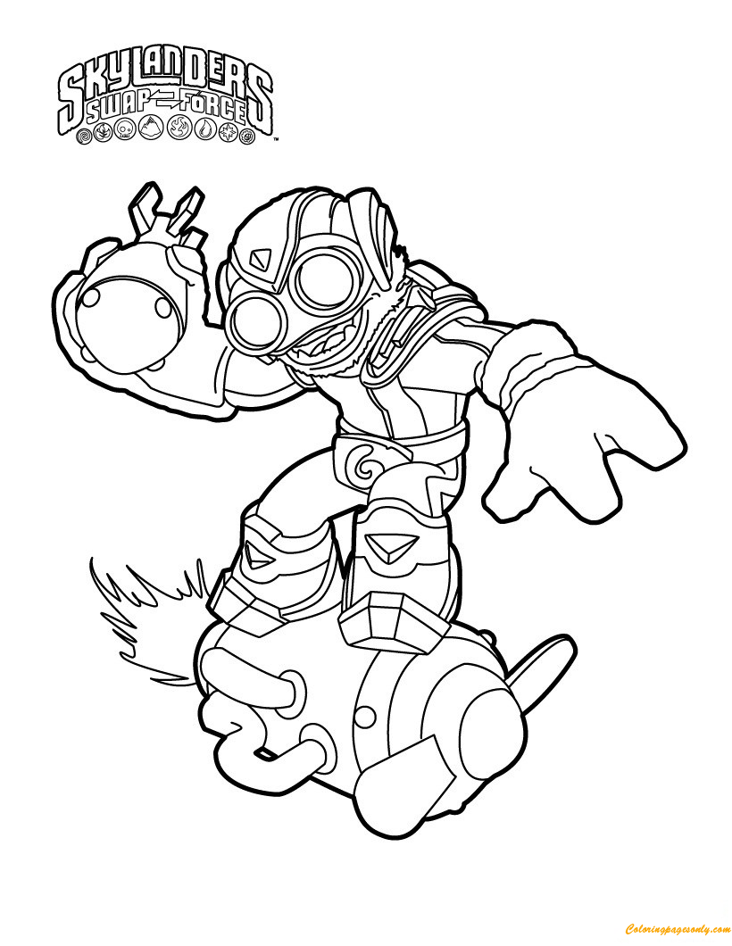 Boom Jet Coloring Pages