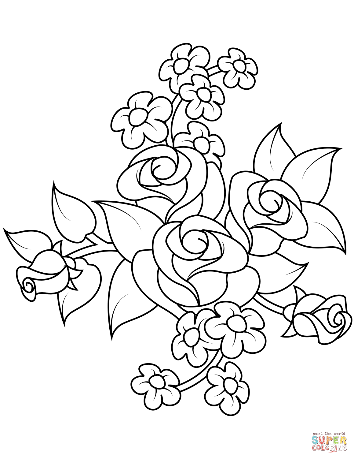 Bouquet di rose di rose