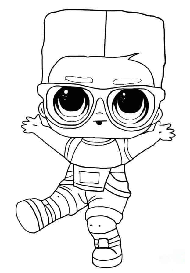 Lol Suprise Doll Boy Next Door Coloring Pages
