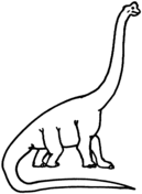 Brachiosaurus 1 Coloring Pages