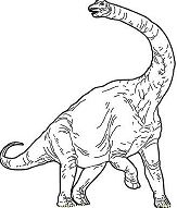 Pagina da colorare di Brachiosaurus 5