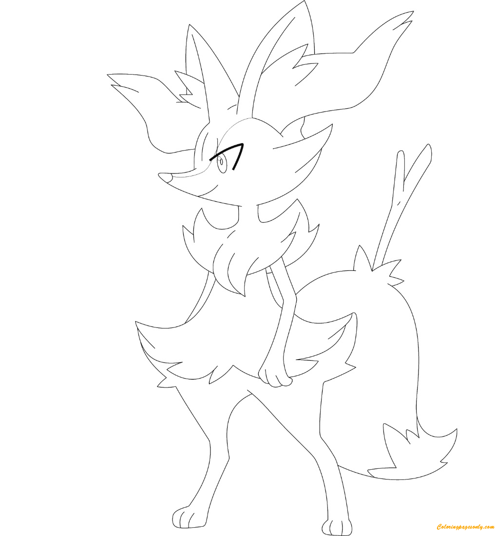 Pokémon Braixen de personagens Pokémon