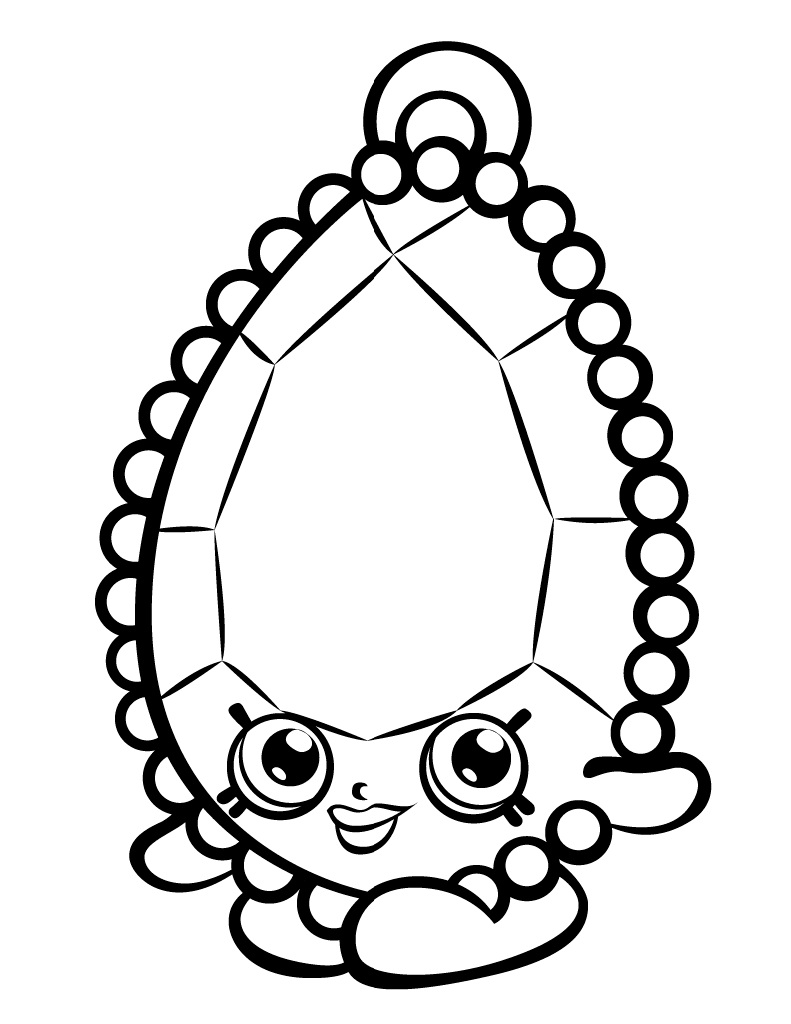 Cheeky Chocolate Shopkin Season 1 Coloring Page - Free Coloring Pages