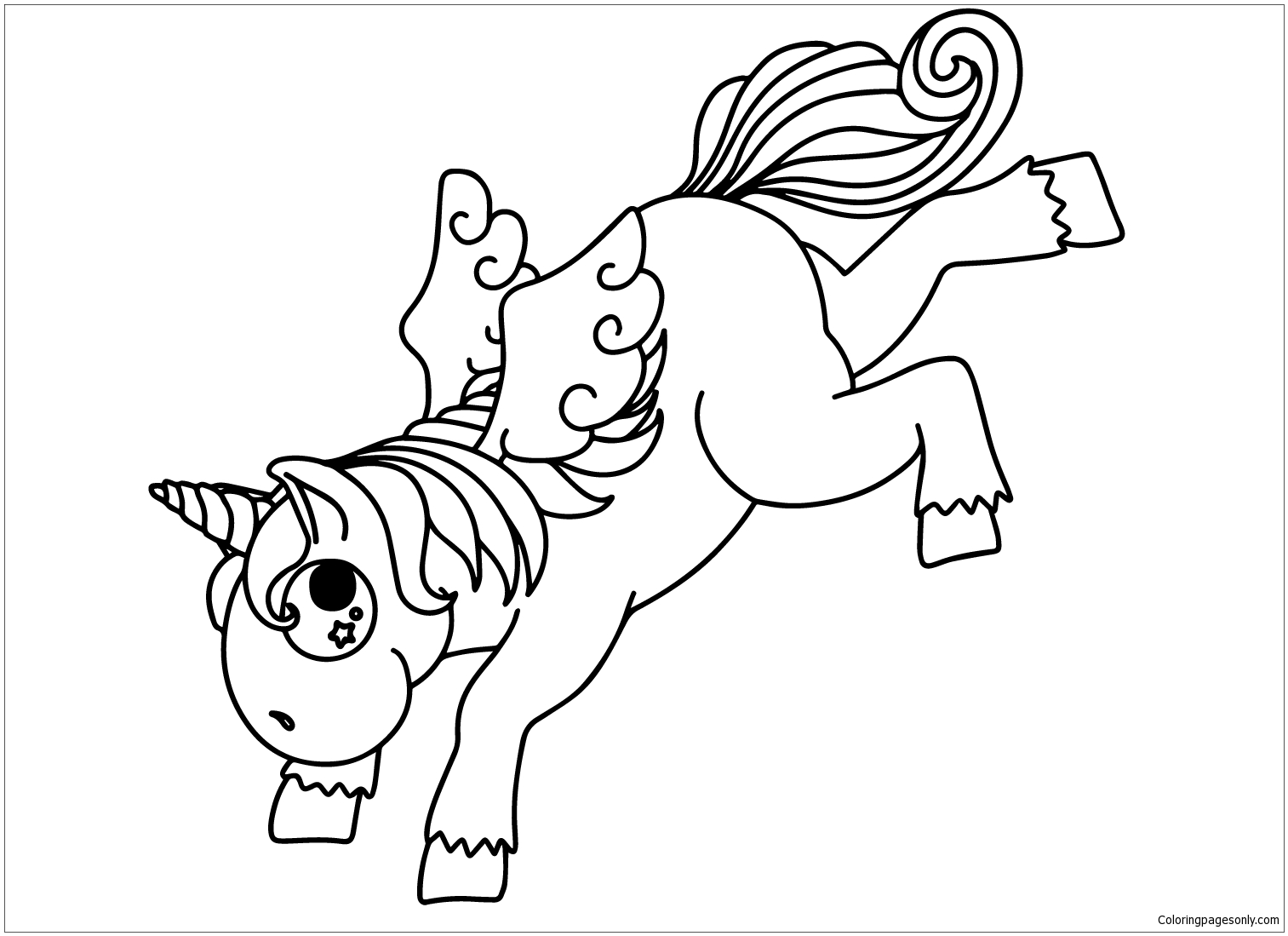 Unicornio de dibujos animados de Unicornio