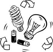 Bulb Recycling From Battery Coloring Pages