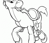 Bullseye From Toy Story Coloring Page