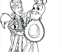 Woody and Bullseye Coloring Pages