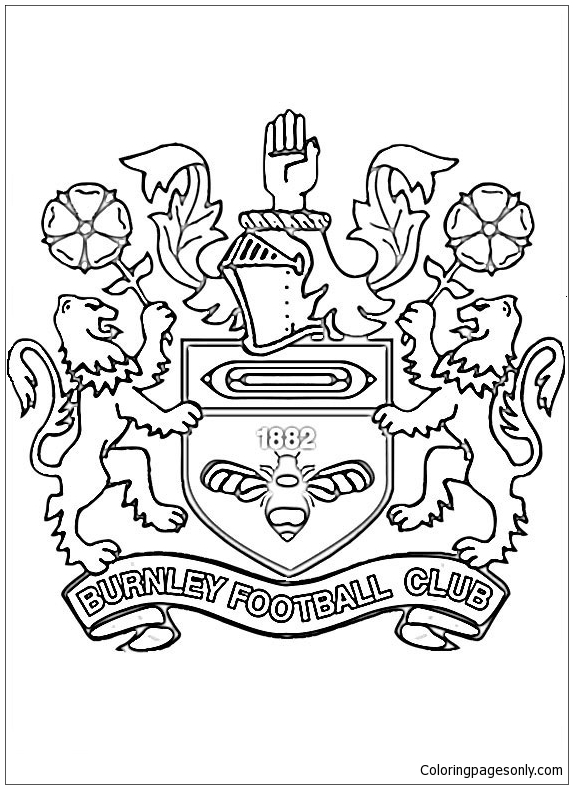 Burnley F.C. Coloring Pages