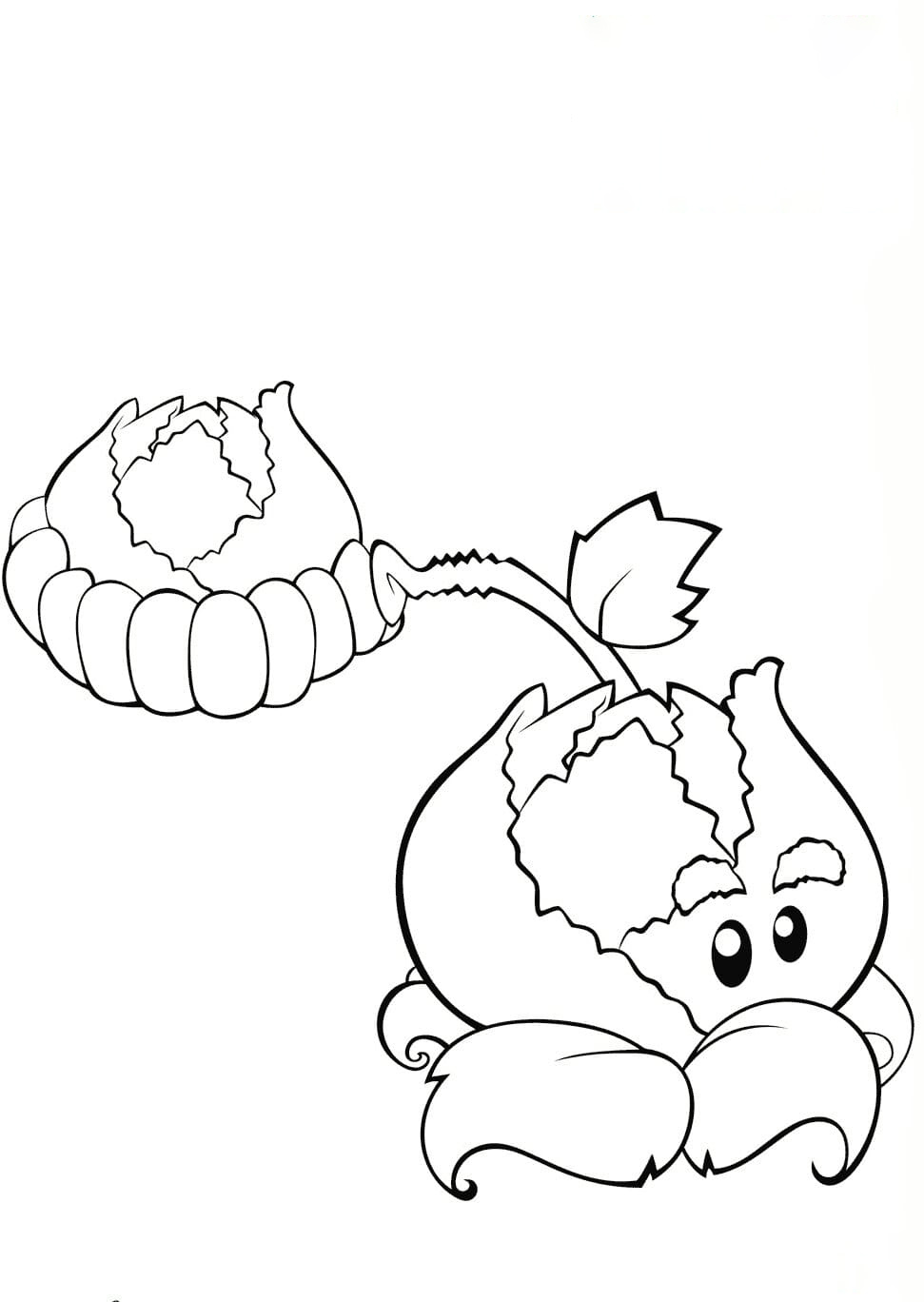 Cabbage-pult Coloring Pages