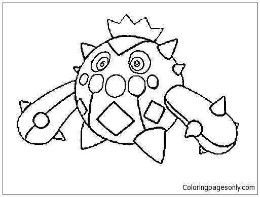 cacnea coloring pages for kids pokemon