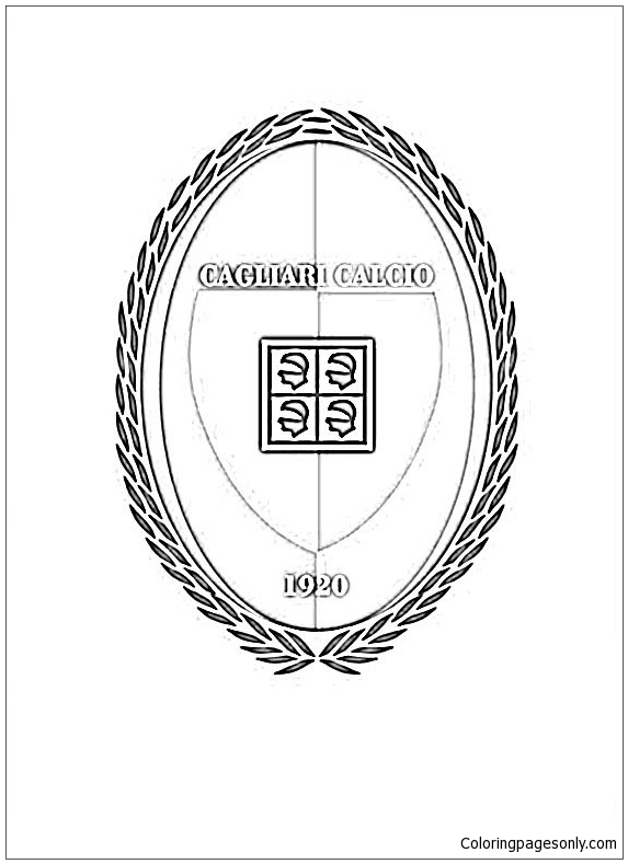 Cagliari Calcio Coloring Pages - Free Printable Coloring Pages