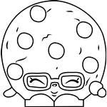 Candy Cookie Shopkins Coloring Page