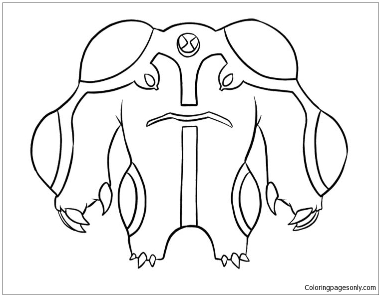 Cannonbolt Ben Tennyson Coloring Page Free Coloring Pages