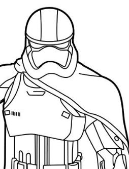 Capitain Phasma Coloring Pages