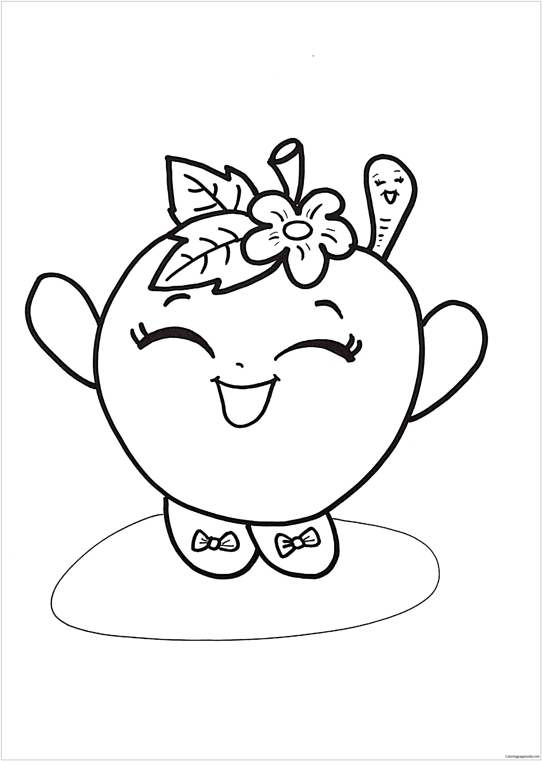 Captivating Apple Blossom Shopkins Coloring Pages Toys And Dolls Coloring Pages Coloring Pages For Kids And Adults