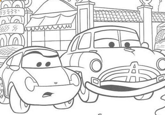 Rust Eze McQueen Coloring Pages Lightning McQueen Coloring, 43% OFF